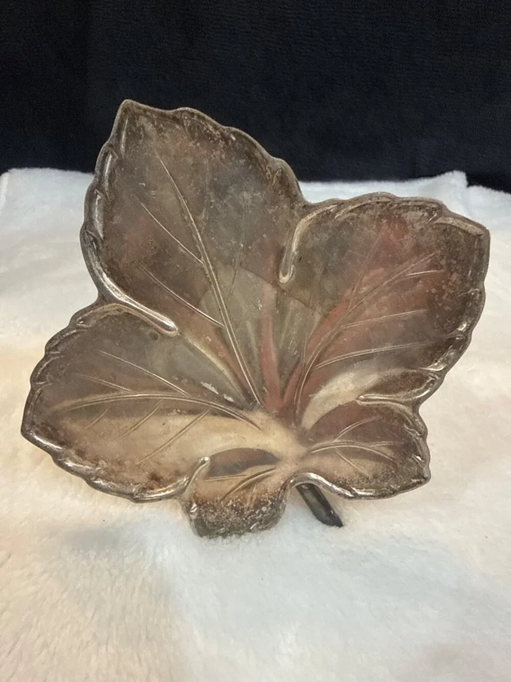 vintage German mid-century silver-plated lotus flower candle holder Quist (F.W.